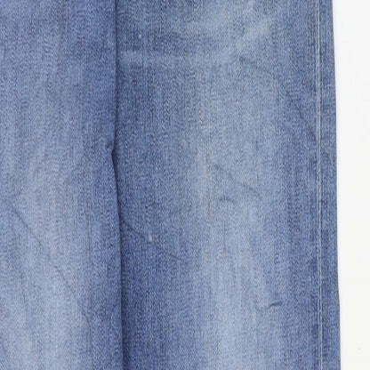 Womens UK Size 8 Marks and Spencer Regular Fit Skinny Blue Jeans
