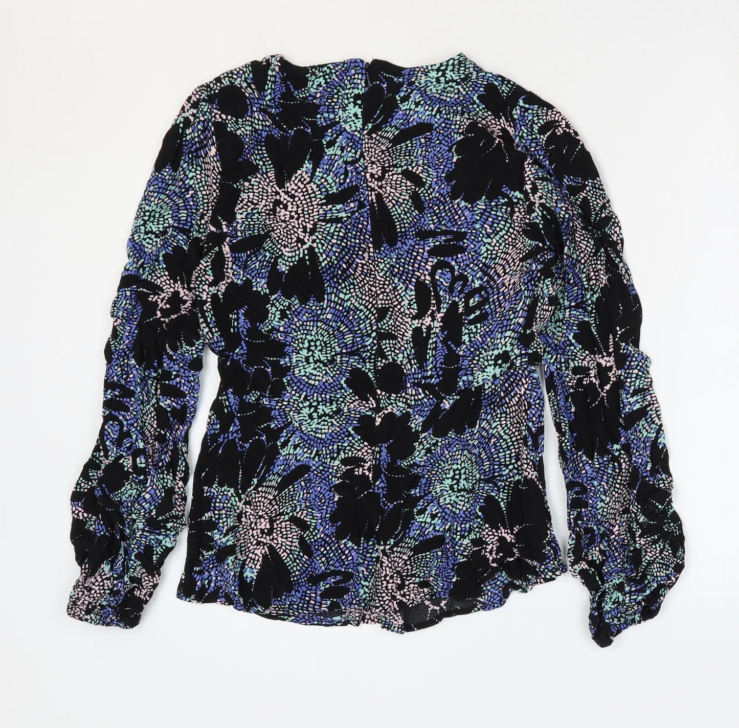 Womens UK Size 8 Marks and Spencer Multicoloured Basic Blouse