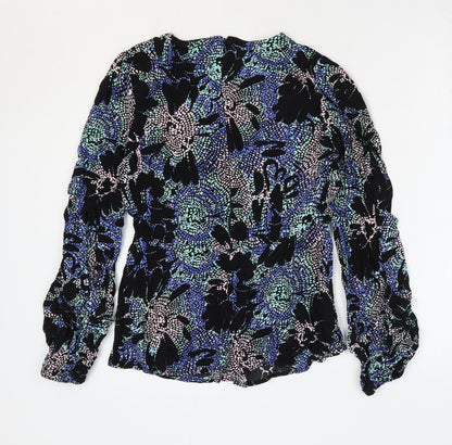 Womens UK Size 8 Marks and Spencer Multicoloured Basic Blouse