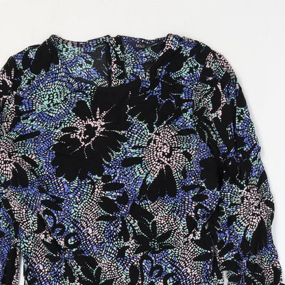 Womens UK Size 8 Marks and Spencer Multicoloured Basic Blouse
