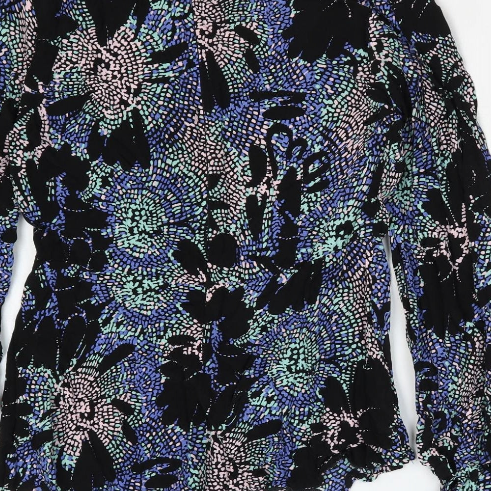 Womens UK Size 8 Marks and Spencer Multicoloured Basic Blouse