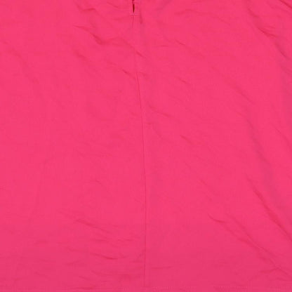 Womens UK Size 16 Marks and Spencer Pink Basic T-Shirt