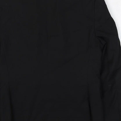 Express Mens Black Wool Jacket Suit Jacket Size 40