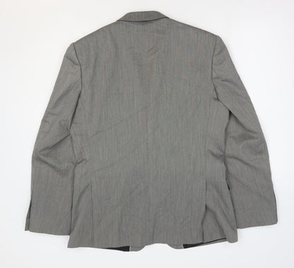 Mens UK Size 42 Red Herring Regular Grey Suit Jacket