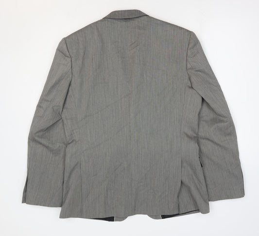 Mens UK Size 42 Red Herring Regular Grey Suit Jacket