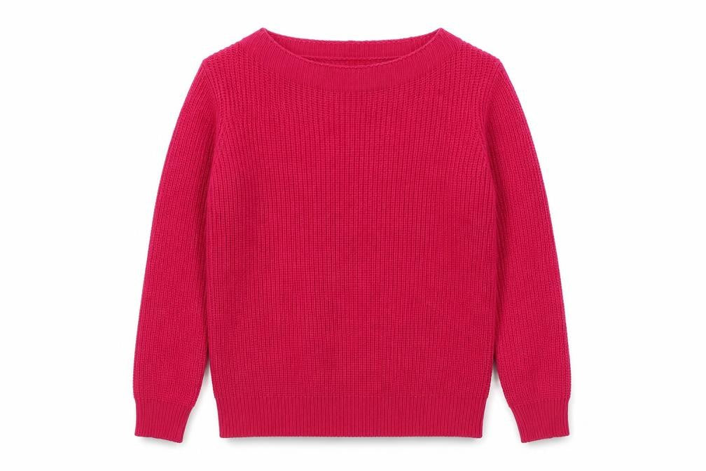 Womens UK Size S Tru Pink Pullover Jumper