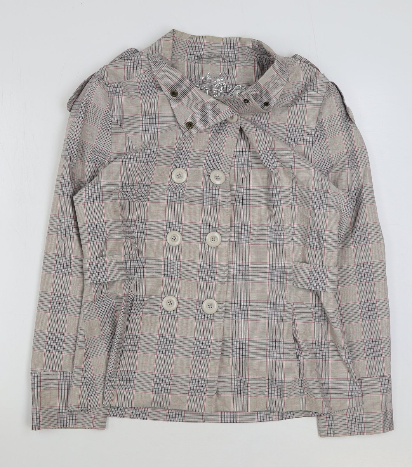 Womens UK Size 14 Preworn Grey Jacket