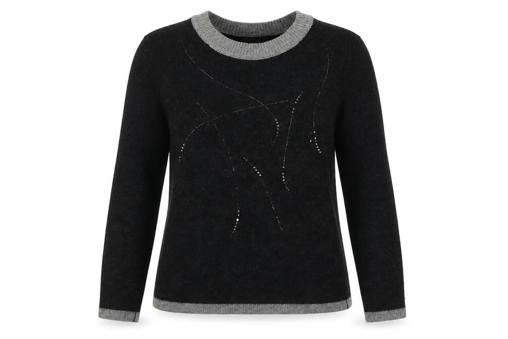 Womens UK Size 12 Saloos Multicoloured Pullover Jumper