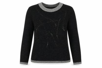 Womens UK Size 12 Saloos Multicoloured Pullover Jumper