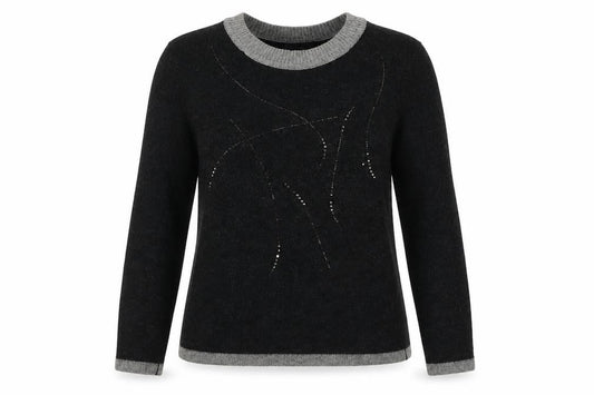 Womens UK Size 12 Saloos Multicoloured Pullover Jumper