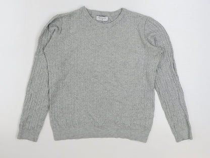 Womens UK Size 12 Matalan Grey Pullover Jumper