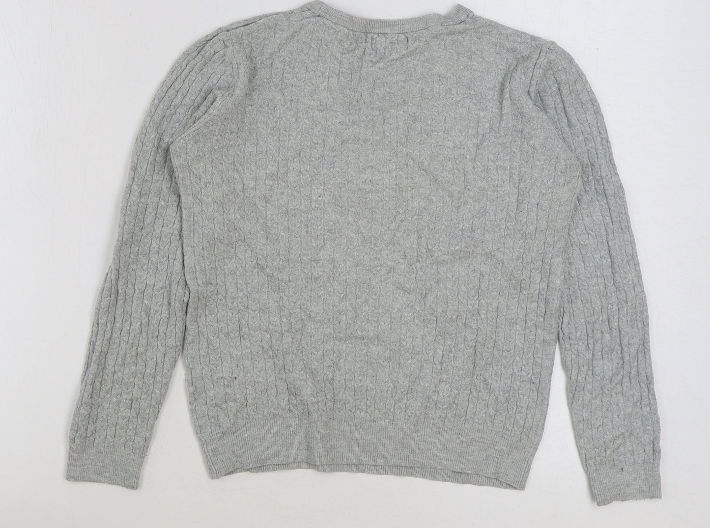 Womens UK Size 12 Matalan Grey Pullover Jumper