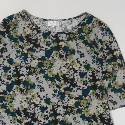 Womens UK Size M Inspire Multicoloured Tunic T-Shirt