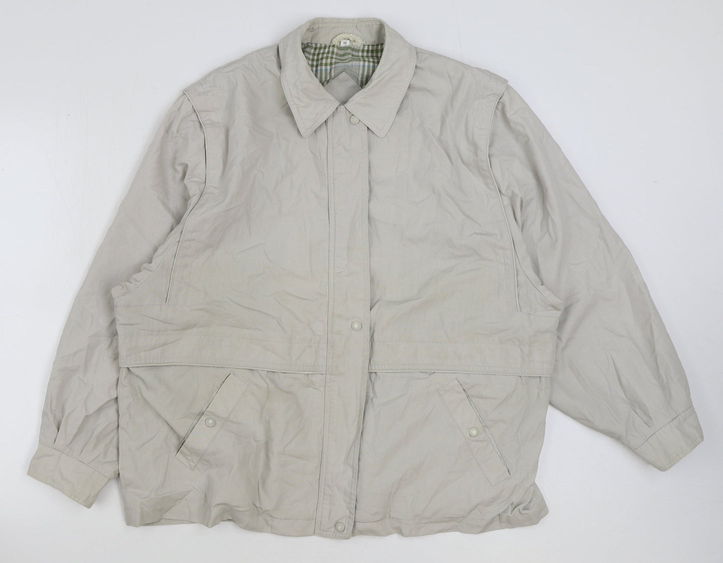 Womens UK Size 18 Telemac Beige Rain Coat
