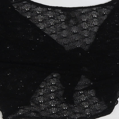 Womens UK Size M INTUITION Black Cardigan Jumper