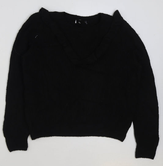 Womens UK Size 14 Marks and Spencer Black Pullover Jumper