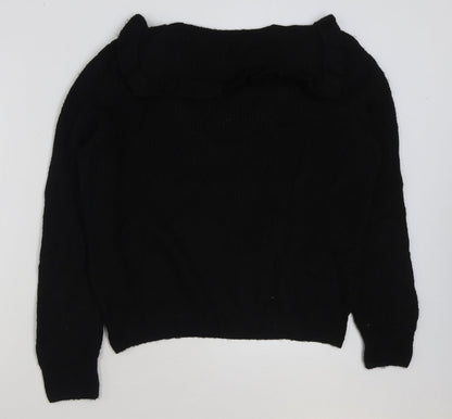 Womens UK Size 14 Marks and Spencer Black Pullover Jumper