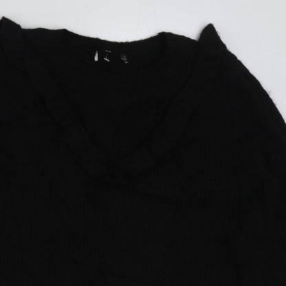 Womens UK Size 14 Marks and Spencer Black Pullover Jumper