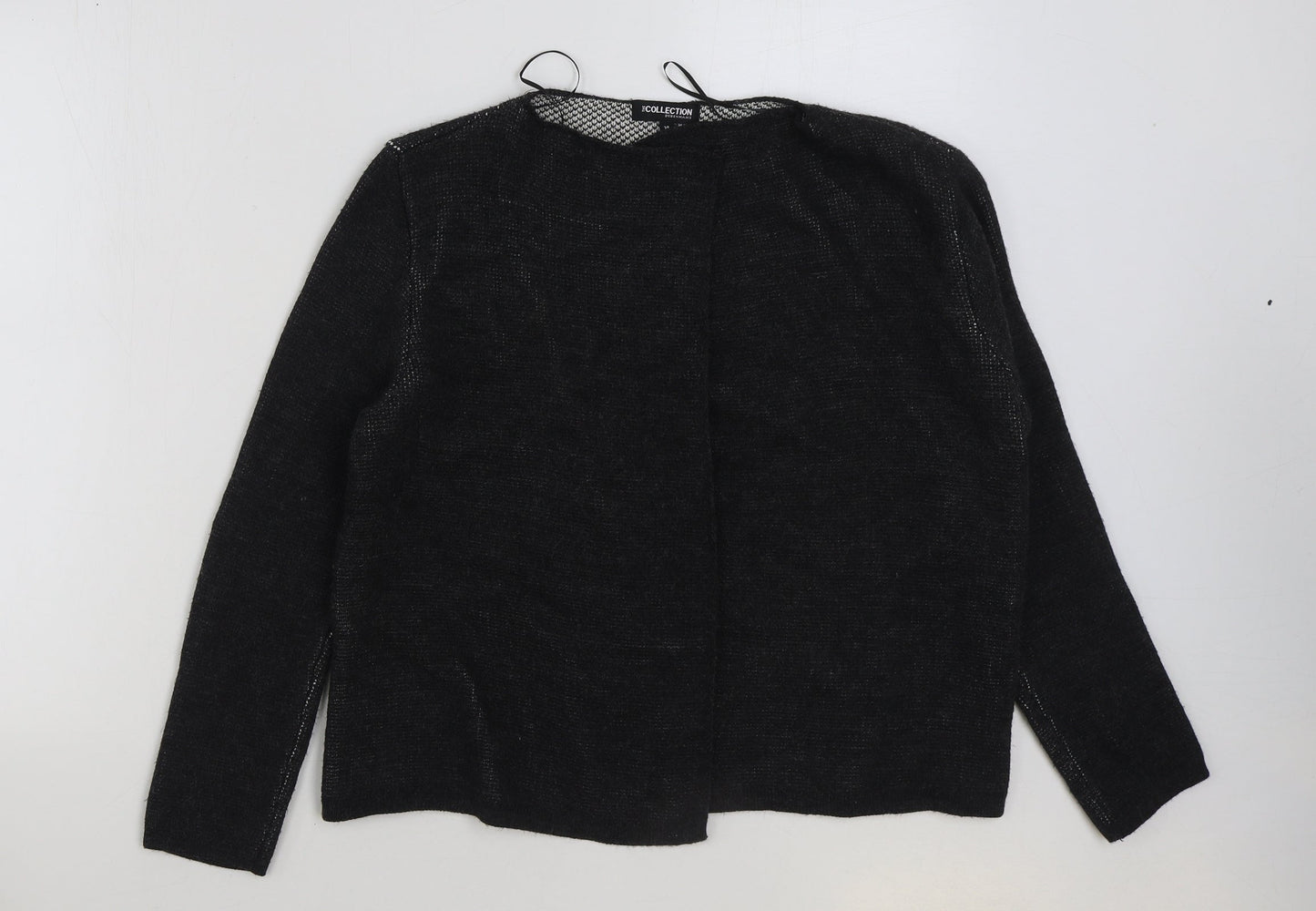 Womens UK Size 14 Debenhams Grey Cardigan Jumper