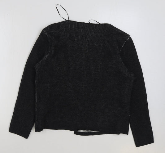 Womens UK Size 14 Debenhams Grey Cardigan Jumper