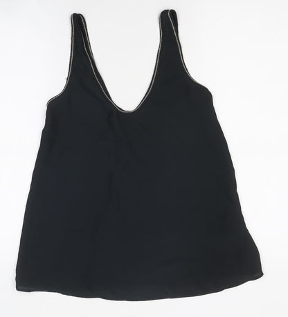 Womens UK Size 6 Marks and Spencer Black Jersey Tank