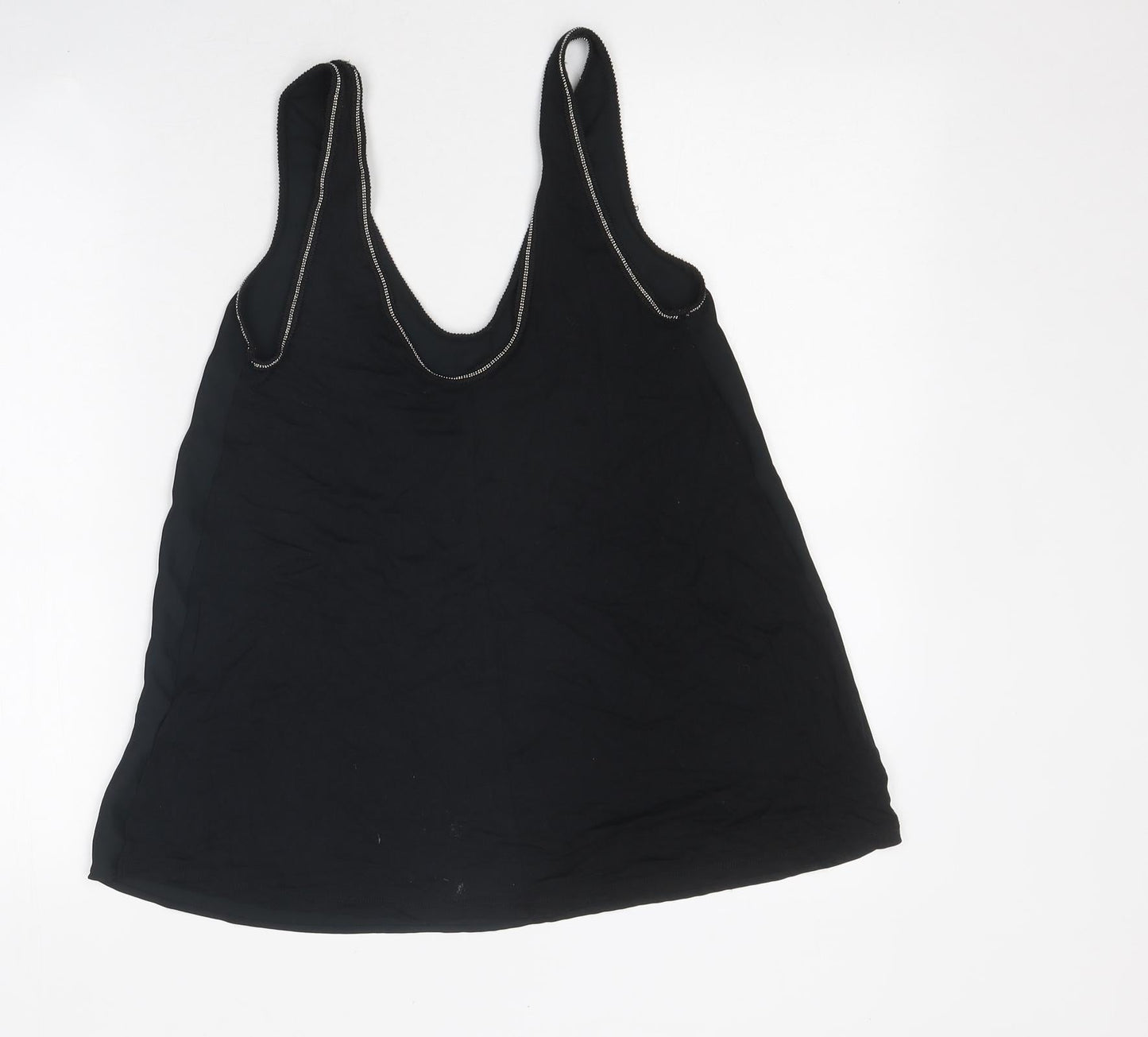 Womens UK Size 6 Marks and Spencer Black Jersey Tank