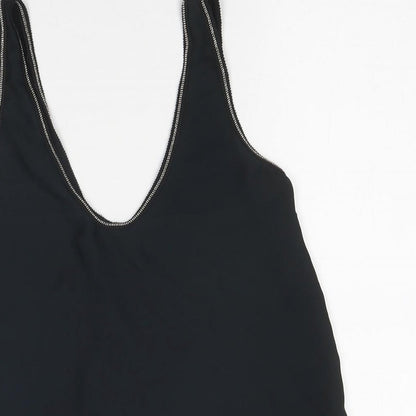 Womens UK Size 6 Marks and Spencer Black Jersey Tank