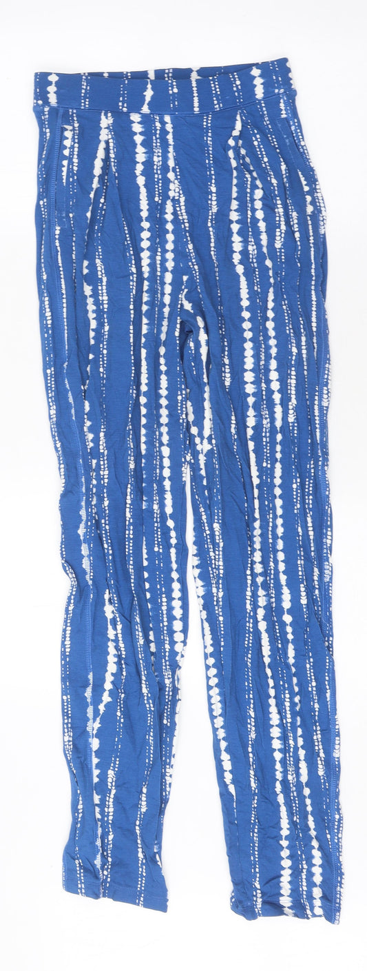 Womens UK Size 6 Marks and Spencer  Capri Blue Leggings
