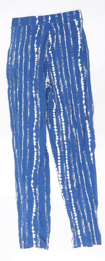 Womens UK Size 6 Marks and Spencer  Capri Blue Leggings