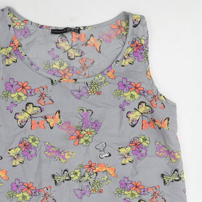 Womens UK Size 12 Atmosphere Grey Basic Tank