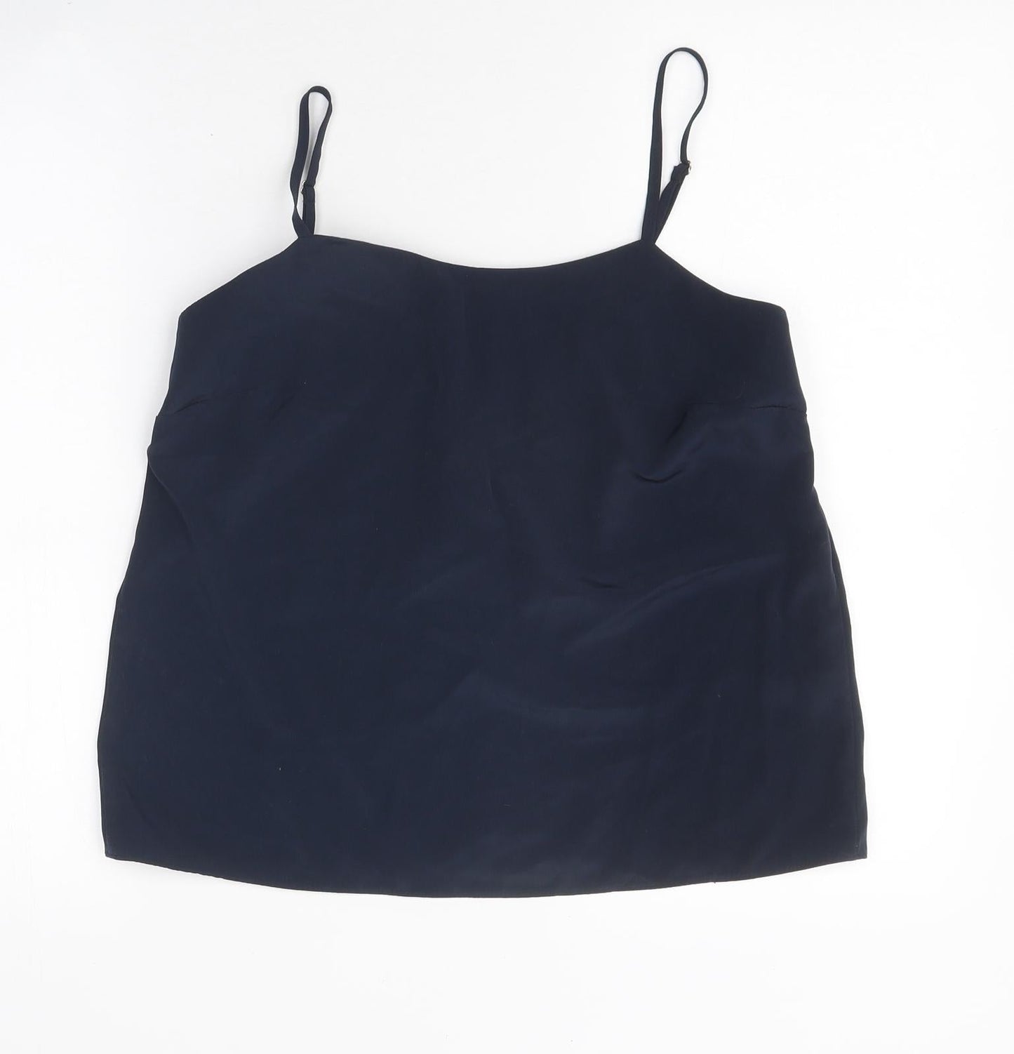 Womens UK Size 10 River Island Blue Basic Tank