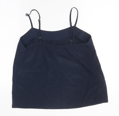 Womens UK Size 10 River Island Blue Basic Tank