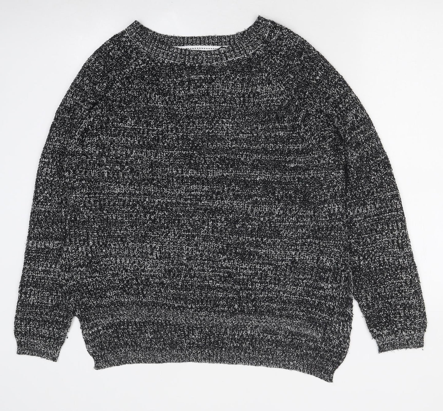 Womens UK Size L Papaya Black Pullover Jumper