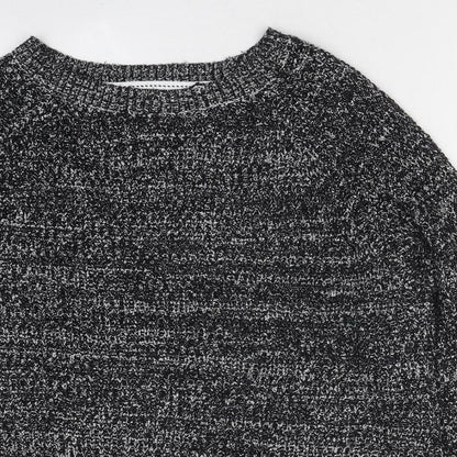 Womens UK Size L Papaya Black Pullover Jumper