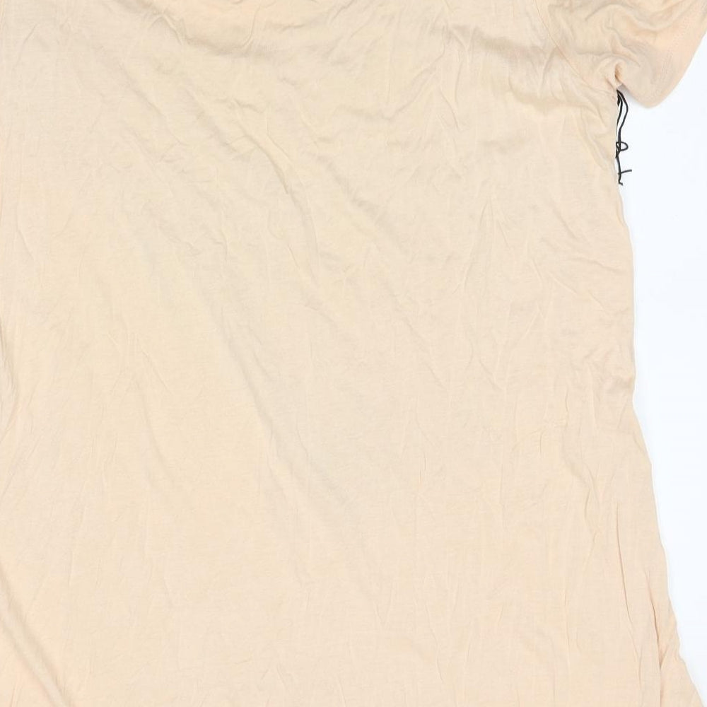 Womens UK Size 16 Atmosphere Beige Basic T-Shirt