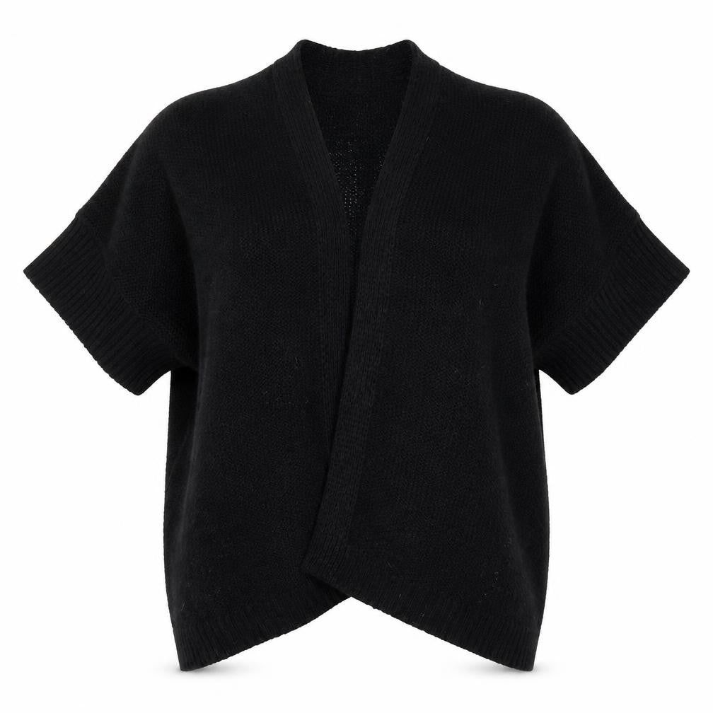 Womens UK Size M Moda Black Cardigan Jumper