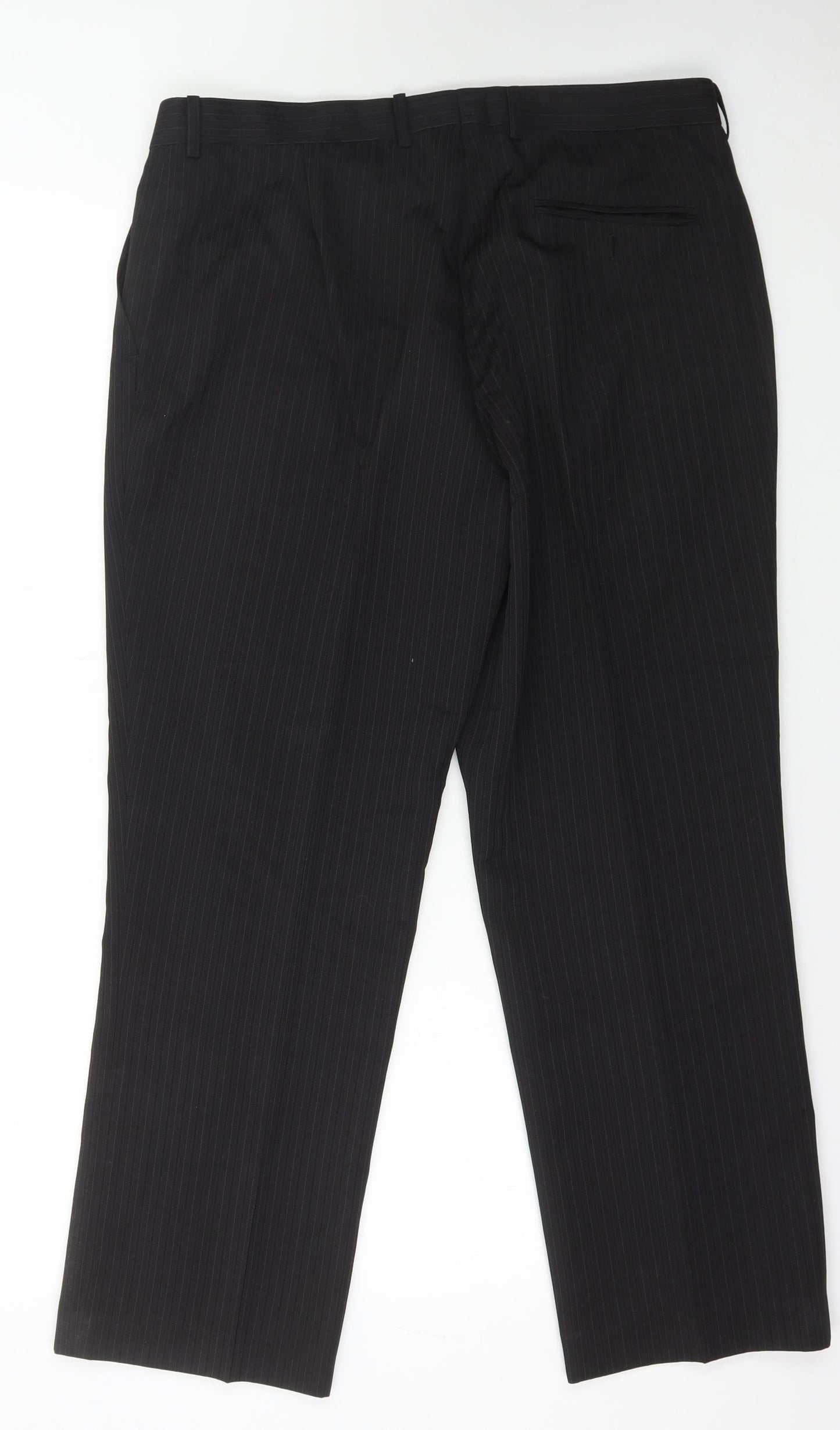 Womens UK Size 36 in Taylor & Wright Regular Fit Dress Pants Black Trousers