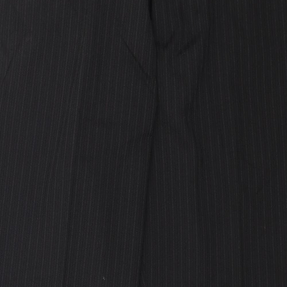 Womens UK Size 36 in Taylor & Wright Regular Fit Dress Pants Black Trousers
