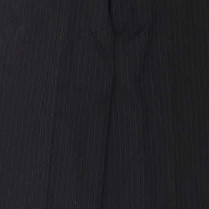 Womens UK Size 36 in Taylor & Wright Regular Fit Dress Pants Black Trousers