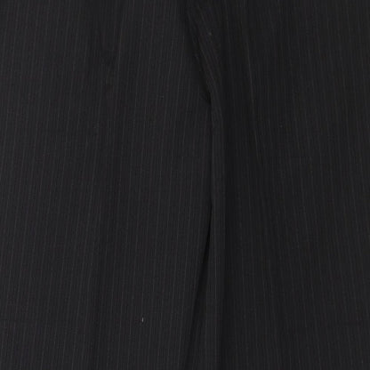 Womens UK Size 36 in Taylor & Wright Regular Fit Dress Pants Black Trousers