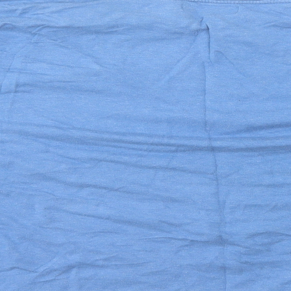 Avenue Womens Blue Round Neck Cotton Pullover Jumper Size 8 - Soul Mate Forever