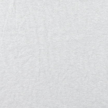 Liverpool FC Mens Grey Cotton T-Shirt Size M Round Neck - Stars