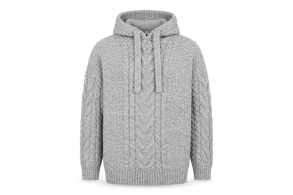 Falmer Heritage Mens Grey Round Neck Polyester Pullover Jumper Size M