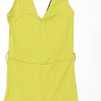 Select Womens Green Polyester Jumpsuit One-Piece Size 8 L20 in Pullover