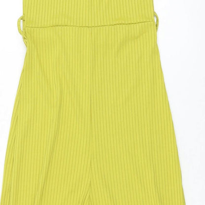 Select Womens Green Polyester Jumpsuit One-Piece Size 8 L20 in Pullover