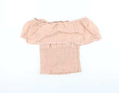 Womens UK Size 8 Very Pink Basic Blouse