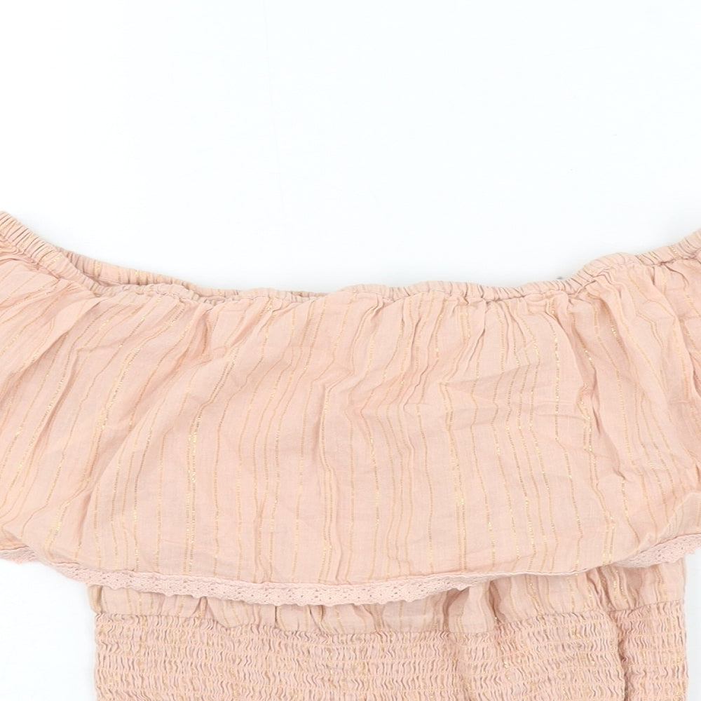 Womens UK Size 8 Very Pink Basic Blouse