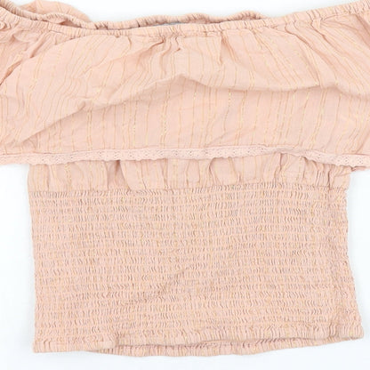 Womens UK Size 8 Very Pink Basic Blouse