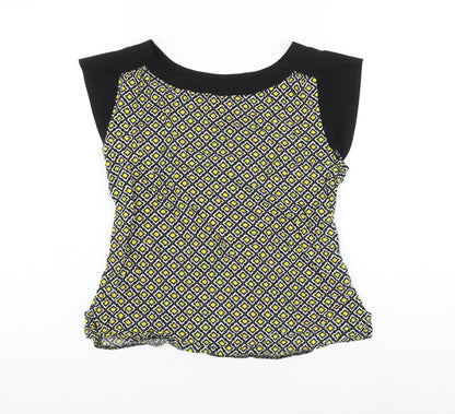 Womens UK Size 8 Dorothy Perkins Multicoloured Basic Blouse