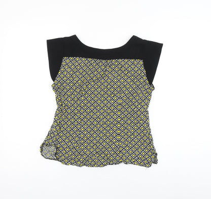 Womens UK Size 8 Dorothy Perkins Multicoloured Basic Blouse
